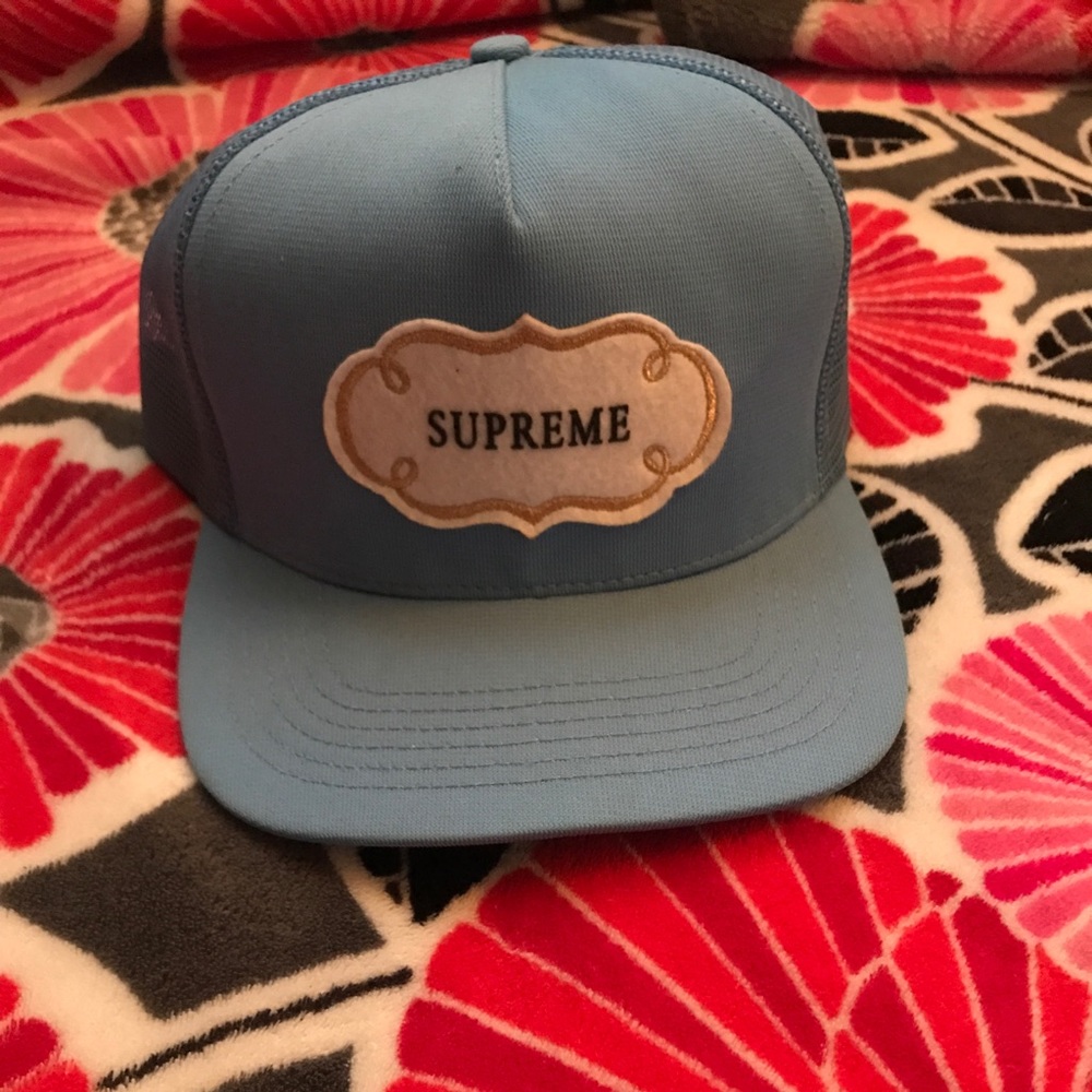 Light Blue Supreme Hat